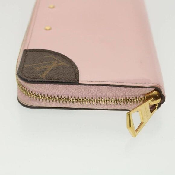 LOUIS VUITTON Monogram Vernis Zippy Venice Long Wallet Pink - Picture 4 of 15